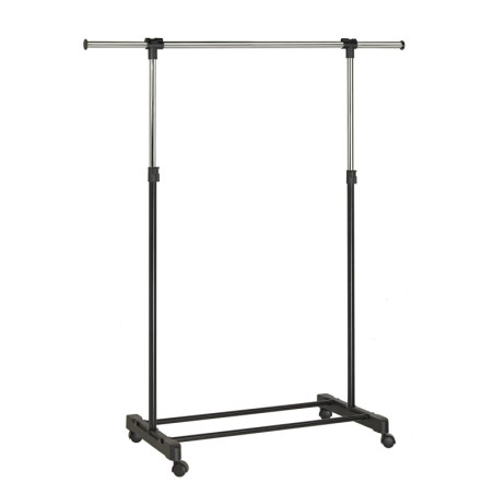 PERCHERO EXTEND NEGRO/PLATEADO UNILUX