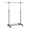 PERCHERO EXTEND NEGRO/PLATEADO UNILUX