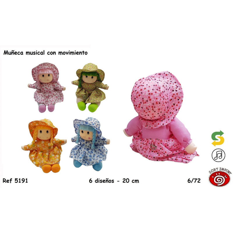 MUÑECA SORT MUSICAL C/MOVIMIENTO 5191