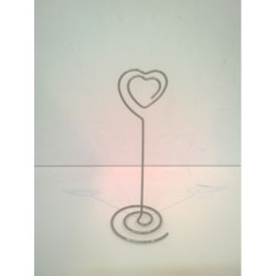 PINZA PORTAFOTOS PAMPY METAL CLIP CORAZON POESSA 323077 ^