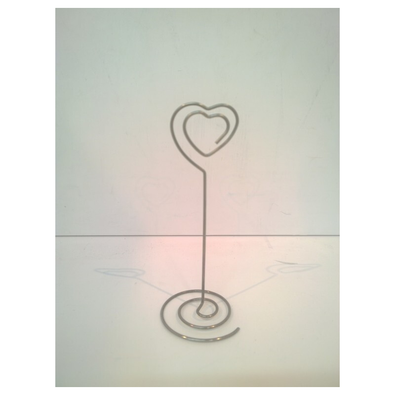 PINZA PORTAFOTOS PAMPY METAL CLIP CORAZON POESSA 323077 ^
