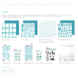 JUEGO GRAFOPLAS SCRAPBOOK MALETIN ANITA MI SOL 18 PIEZAS 37010710