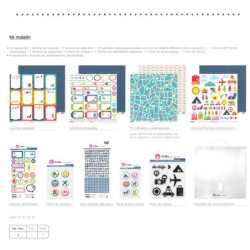 JUEGO GRAFOPLAS SCRAPBOOK MALETIN ANITA DE VIAJE 18 PIEZAS 37010714