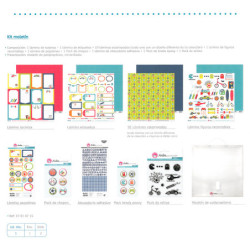 JUEGO GRAFOPLAS SCRAPBOOK MALETIN ANITA JUEGOS 18 PIEZAS 37010715