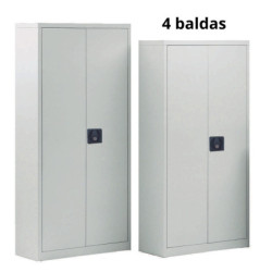 ARMARIO METALICO PUERTA BATIENTE 198X102X45 4 BALDAS ROCADA