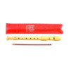 FLAUTA HOHNER PLASTICO 2 PIEZAS FUNDA NARANJA 9.516