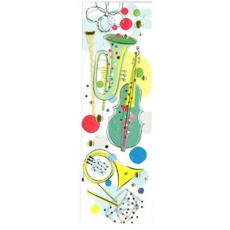 PUNTO LIBRO CARTON TURNOWSKY MUSICA GRABADO C/ORO ARGU 38674 ^