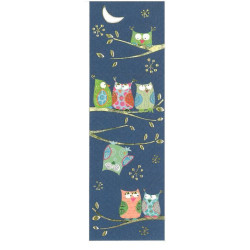 PUNTO LIBRO CARTON TURNOWSKY BUHOS GRABADO C/ORO ARGU 38675 ^