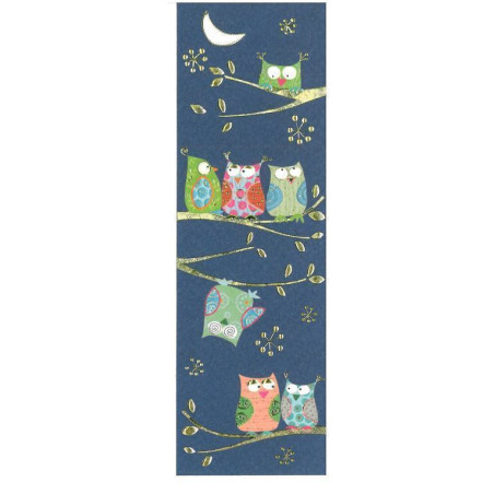 PUNTO LIBRO CARTON TURNOWSKY BUHOS GRABADO C/ORO ARGU 38675 ^