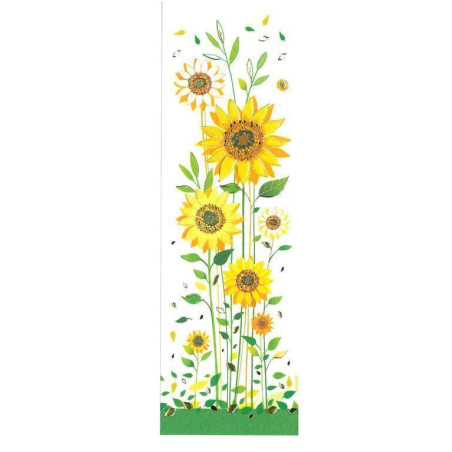 PUNTO LIBRO CARTON TURNOWSKY GIRASOLES GRABADO C/ORO ARGU 38685