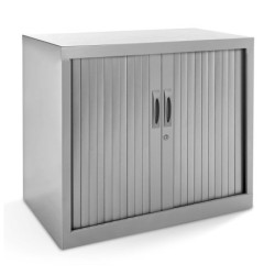 ARMARIO METÁLICO PERSIANA 70 x 80 x 45 cm RAL 9006 INCLUYE 1 BALDA ROCADA
