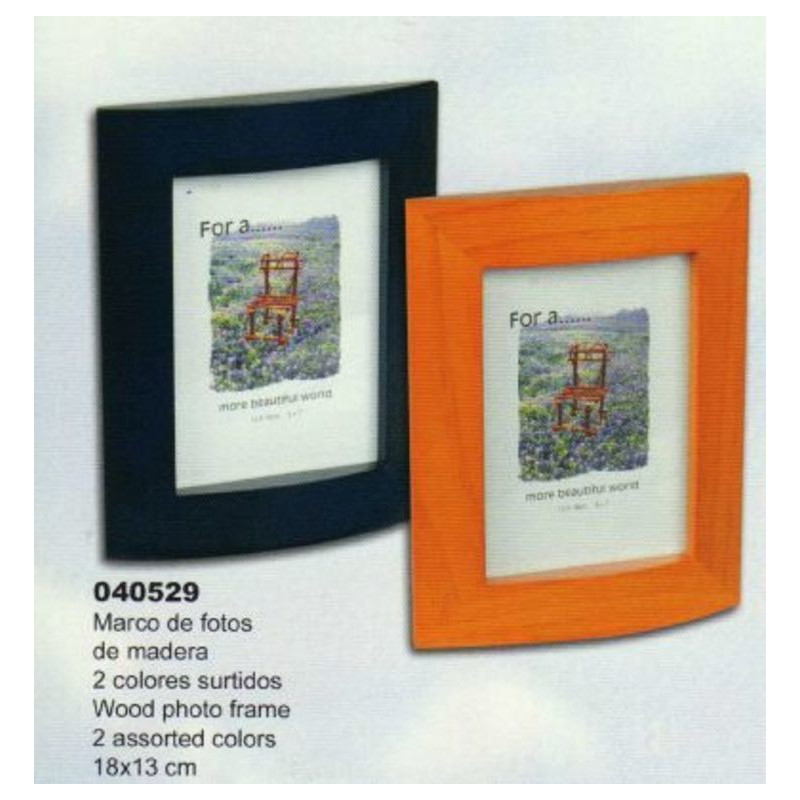 MARCO FOTO MISA MADERA CURVA SURTIDO 13*18 040529 ^
