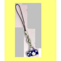COLGANTE DE MOVIL MISA METAL BOLSITO LILA 043761 ^