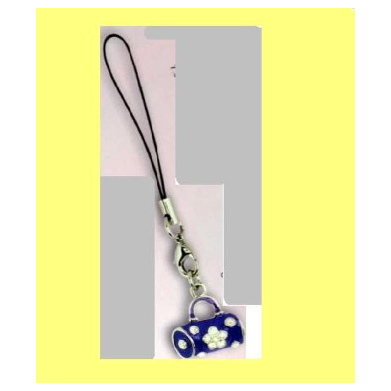 COLGANTE DE MOVIL MISA METAL BOLSITO LILA 043761 ^
