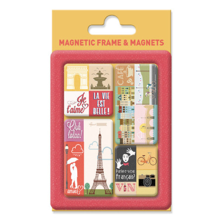 MARCO FOTOS MAGNETICO + IMANES MAKU16 PARIS CITY 153PCT199 ^