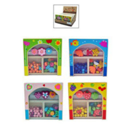 JUEGO REGALPAP MADERA CREA TUS COLLARES Y PULSERAS 4780 ^