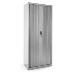 ARMARIO METÁLICO PERSIANA 198 x 80 x 45 cm RAL 9006 INCLUYE 4 BALDAS ROCADA