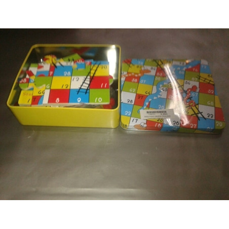 JUEGO PUZZLE MADERA ESCALERAS TOBOGANES C/METAL 4781