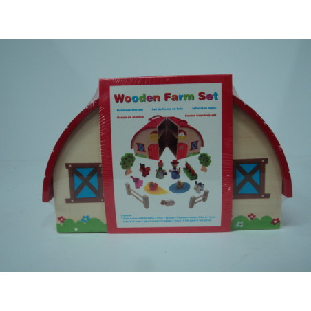 JUEGO REGALPAP MADERA GRANJA C/FIGURAS 16 PIEZAS 4857 ^