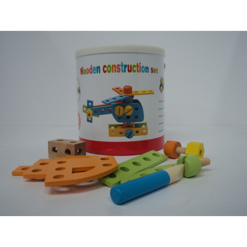 JUEGO REGALPAP MADERA MECANO 51 PIEZAS 4861