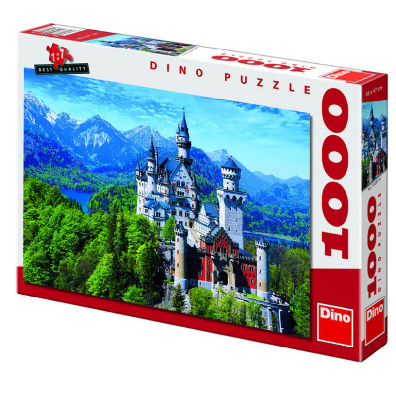 PUZZLE DINO 1000 PIEZAS CASTILLO LAGO DN532076 ^