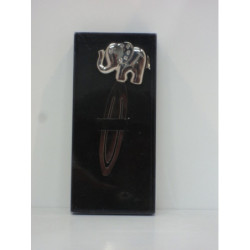 PUNTO LIBRO METAL CROMADO C/CRISTALES ELEFANTE ABAIMPORT 53775