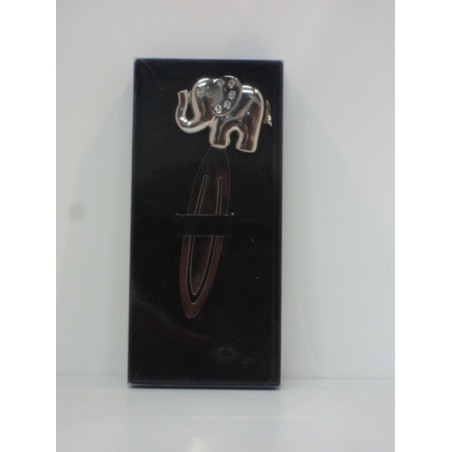 PUNTO LIBRO METAL CROMADO C/CRISTALES ELEFANTE ABAIMPORT 53775