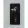 PUNTO LIBRO METAL CROMADO C/CRISTALES PERRO ABAIMPORT 53777