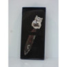 PUNTO LIBRO METAL CROMADO C/CRISTALES BUHO ABAIMPORT 53779