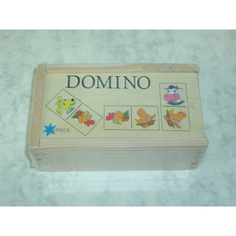 DOMINO MADERA WG INFANTIL ANIMALES PEQUEÑO 54014 ^
