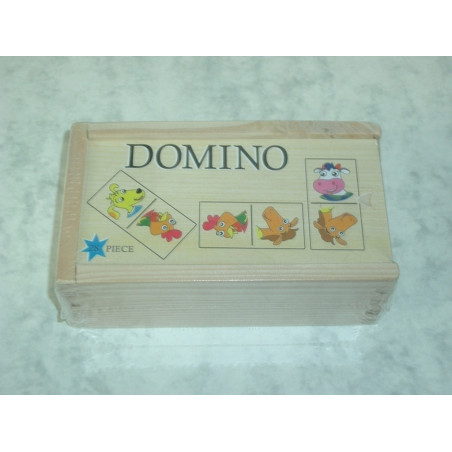DOMINO MADERA WG INFANTIL ANIMALES PEQUEÑO 54014 ^