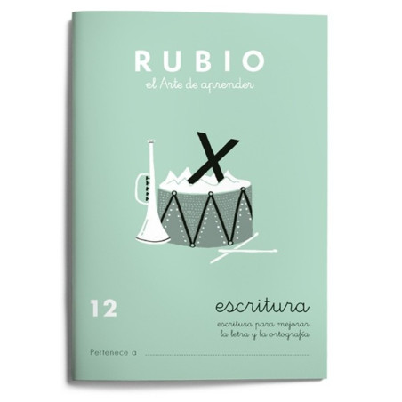 RUBIO CALIGRAFIAS Nº 12 PTE 10U