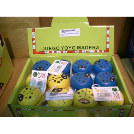 YOYO WG MADERA ANIMALES 4 COLORES 535 ^