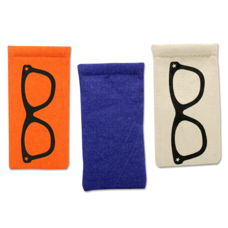 FUNDA GAFAS POESSA TELA SURTIDAS 321411 ^