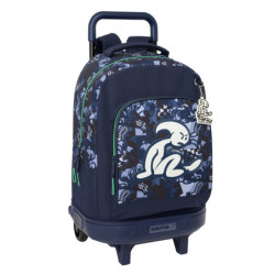 MOCHILA GDE. C/RUEDAS COMPACT EXTRAIBLE EL NIÑO "NAVY" SAFTA26 612632918 45X33 UNIDAD
