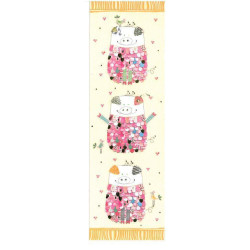 PUNTO LIBRO CARTON TURNOWSKY CERDITOS GRABADO C/ORO ARGU BK5875 ^