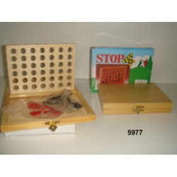 JUEGO WG MADERA 4 EN RAYA PLEGABLE 15*22  5977