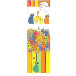 PUNTO LIBRO CARTON TURNOWSKY GATITOS GRABADO C/ORO ARGU 61079 ^