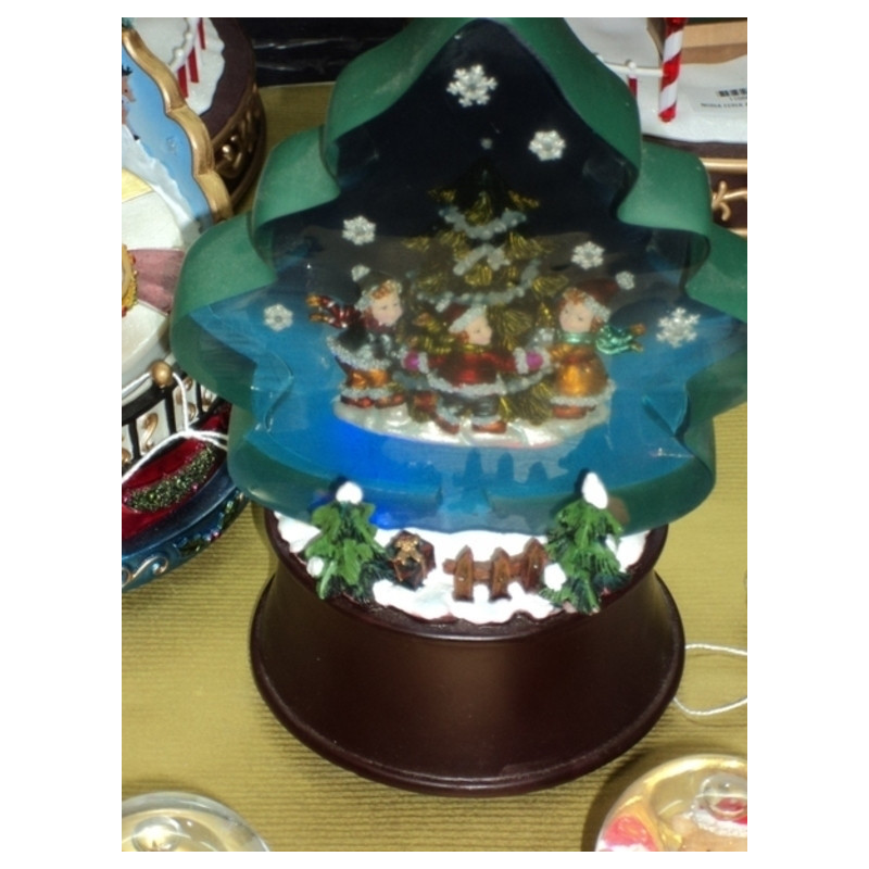 ARBOL ALEX BOG RESINA NIÑOS LUZ Y MUSICA PM6356 ^