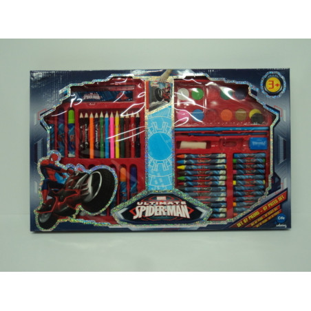 MALETIN DIBUJO CEG15 ULTIMATE SPIDERMAN 67 PIEZAS 740517 ^