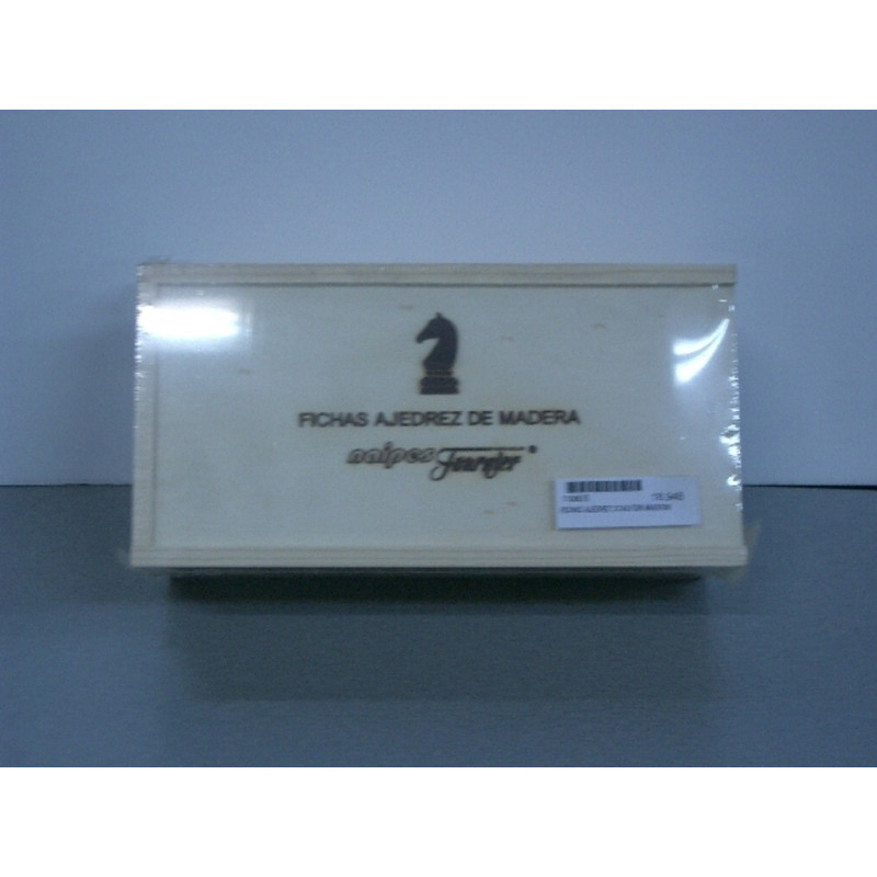 FICHAS AJEDREZ STAUTON MADERA