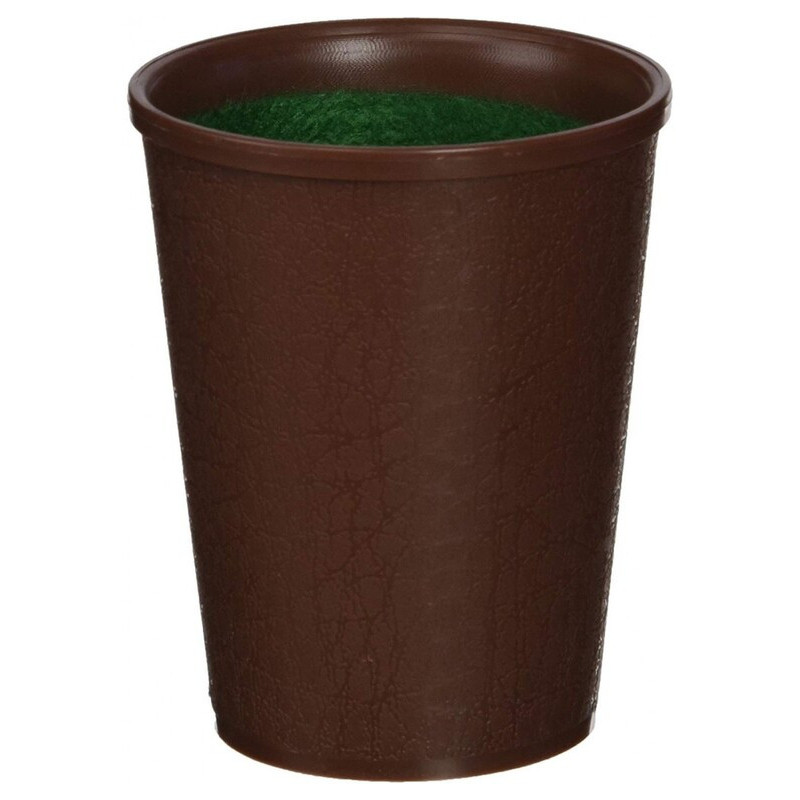 CUBILETE POKER PLASTICO FORRADO A530S