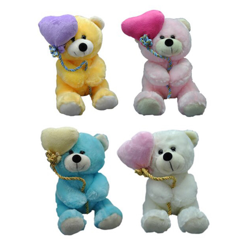 PELUCHE REGALPAP OSO CORAZON 18CM 4MOD SURTIDOS 4700 ^