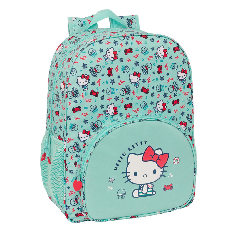 MOCHILA DE 33 CM ADAPT.CARRO HELLO KITTY "SEA LOVERS" 612416180 SAFTA24