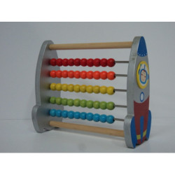 ABACO MADERA GRANDE REGALPAP LATERALES COHETE 4862 ^