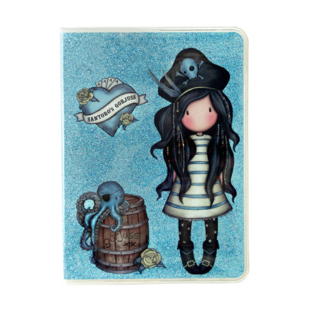 BLOC DE NOTAS GORJUSS "BLACK PEARL" SAFTA21 ENERO 1106GJ01 14,5*10,5