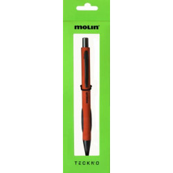 BOLIGRAFO MOLIN RETRACTIL TEKNO NARANJA BTK165-01O TINTA NEGRA