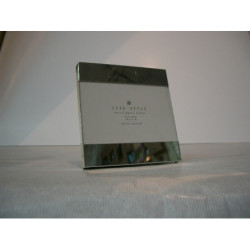 MARCO FOTOS METAL PLATEADO 2 BORDES 10*15 POR0024 ^