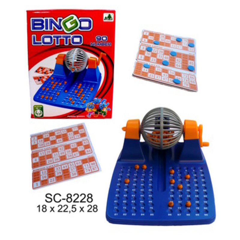 JUEGO ALEX BOG BINGO INFANTIL 90 NUMEROS 24 CARTONES SC-8228 ^