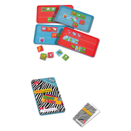 JUEGO FOURNIER PURPLE COW ZOO RUMMY MAGNETICO 1038629